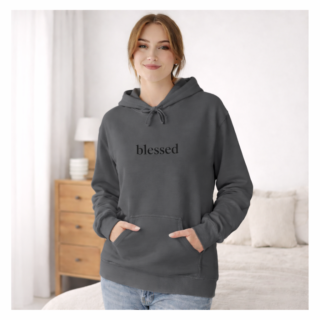 Blessed Hoodie — Angel Back