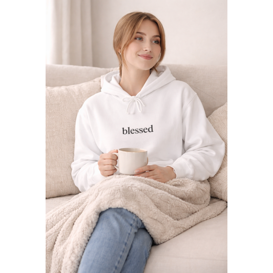 Blessed Hoodie — Angel Back