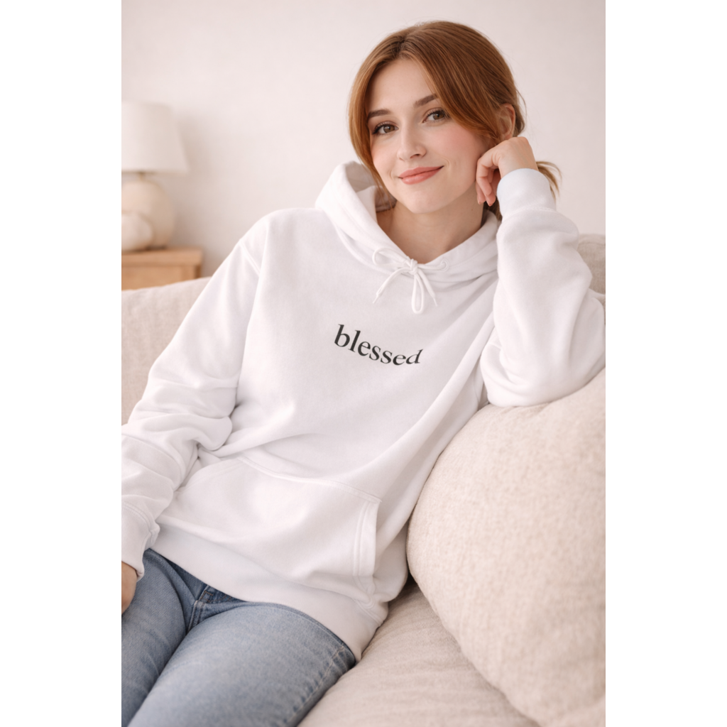 Blessed Hoodie — Angel Back