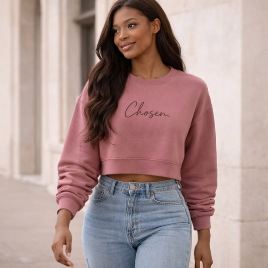 Chosen. — Cropped Sweatshirt