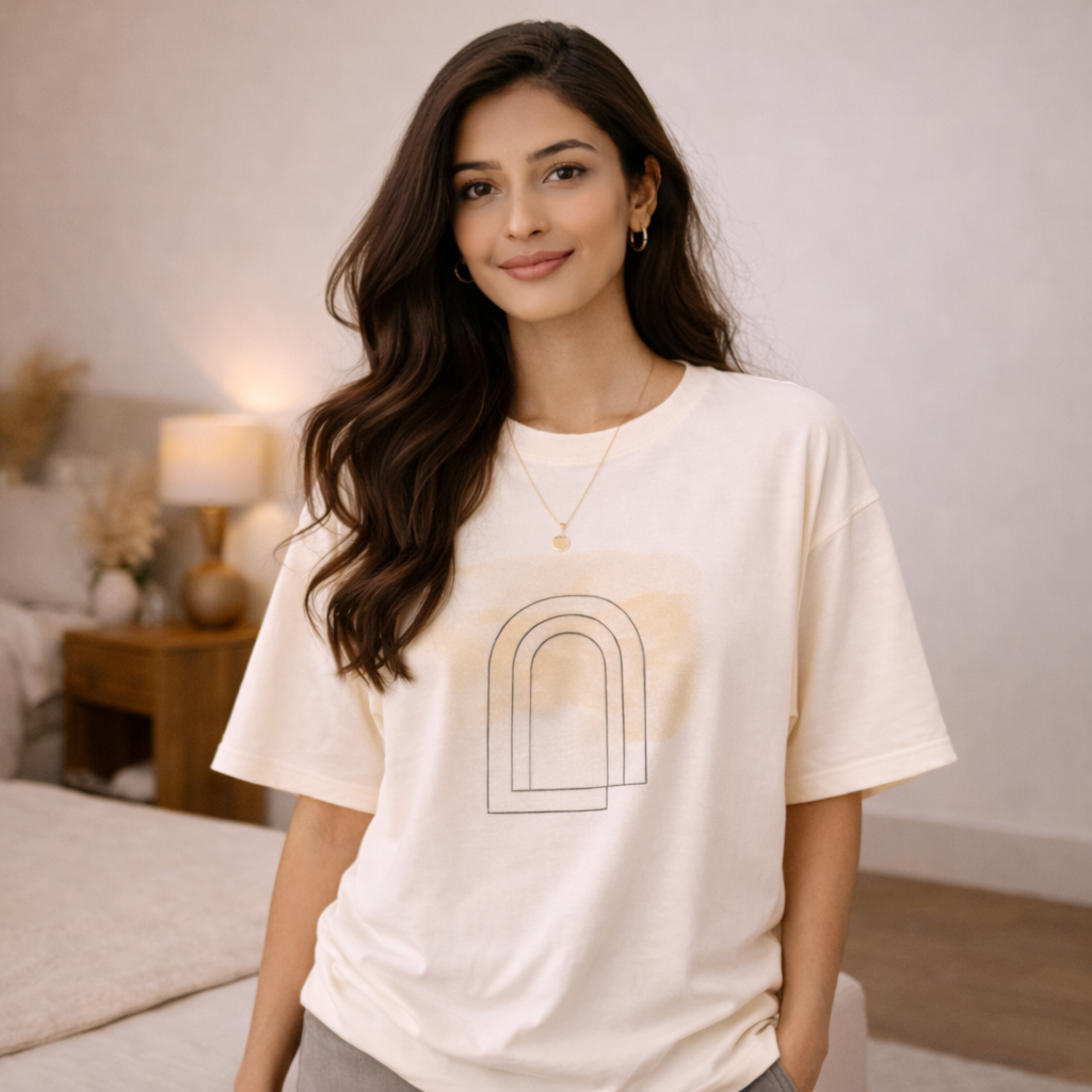 Becoming — Oversized Arch Tee