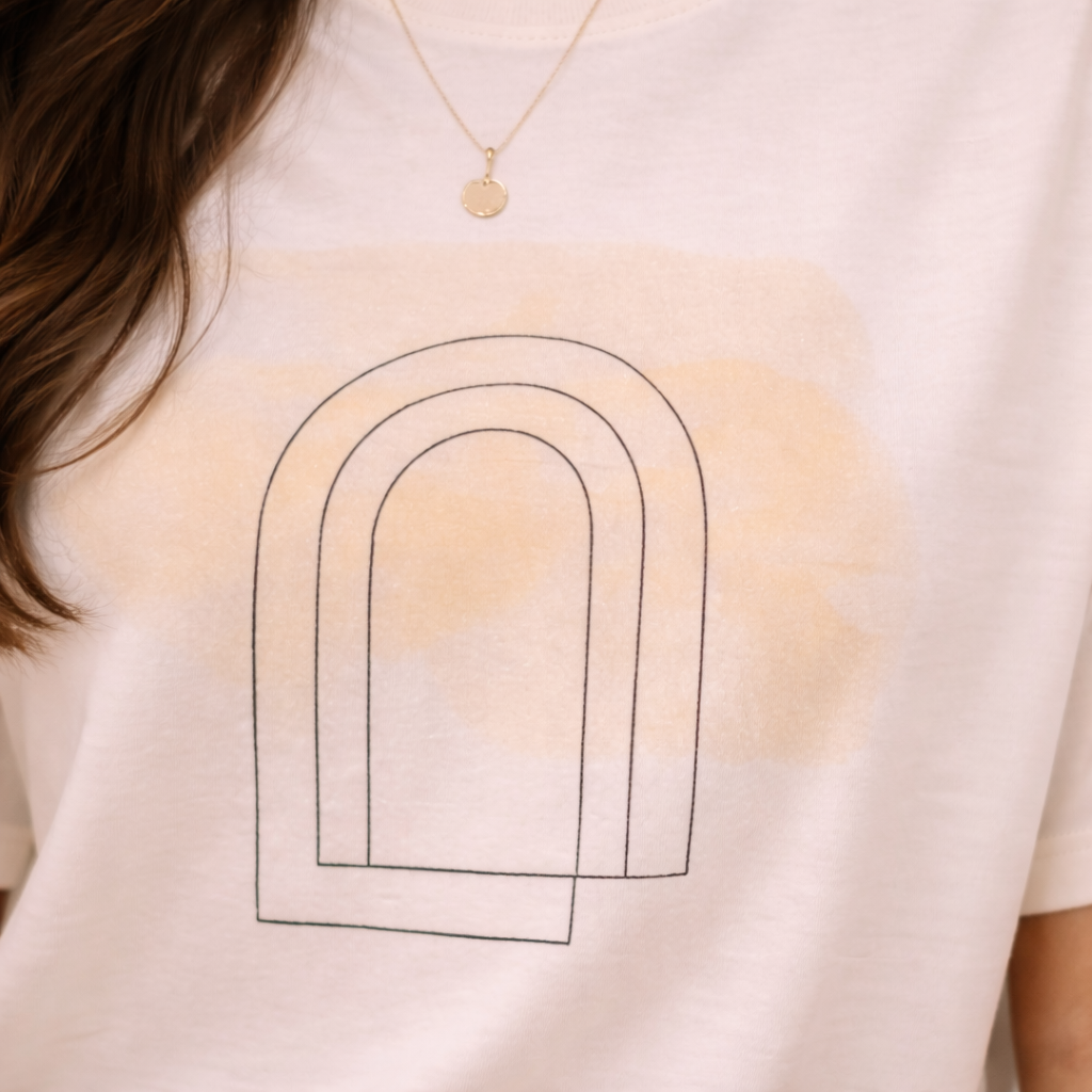 Becoming — Oversized Arch Tee