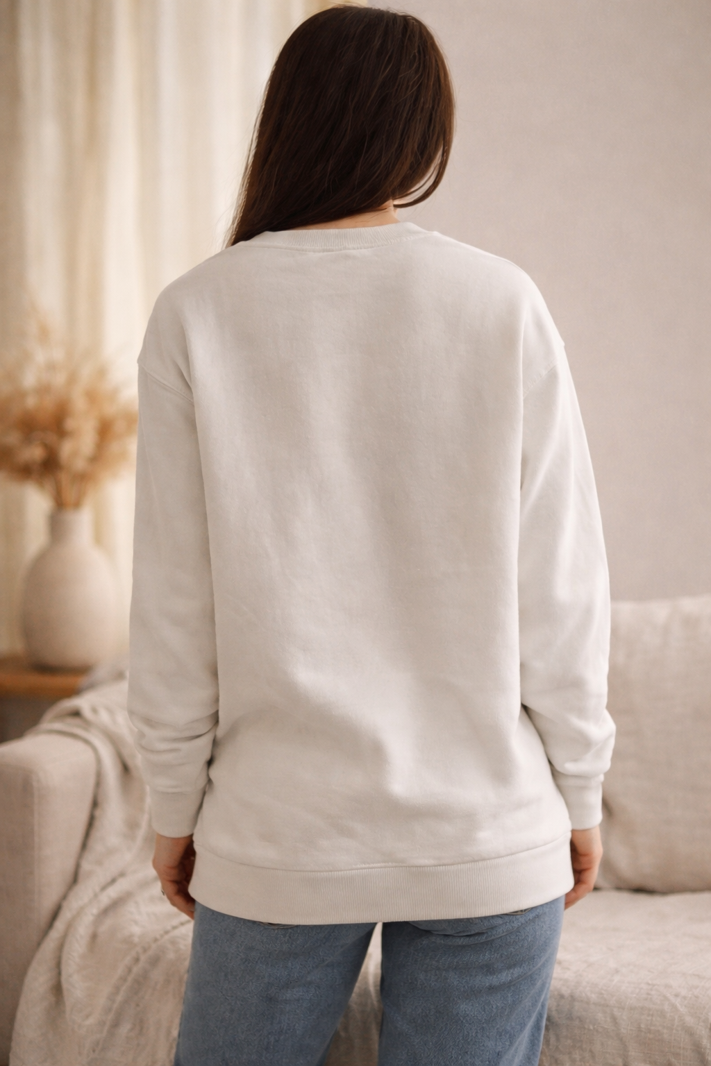 Unfinished Circle — Minimal Symbol Sweatshirt