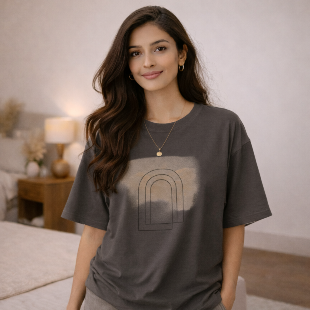 Becoming — Oversized Arch Tee