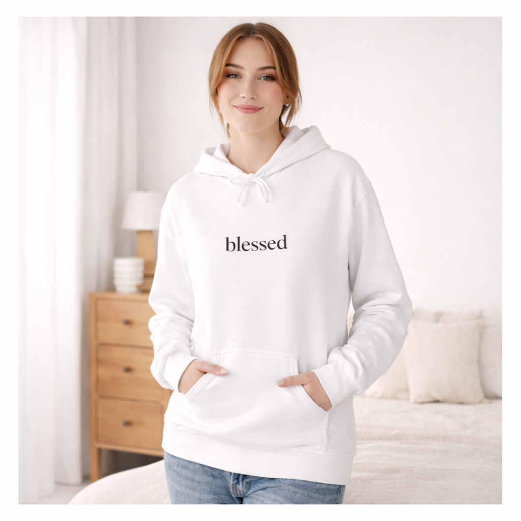 Blessed Hoodie — Angel Back
