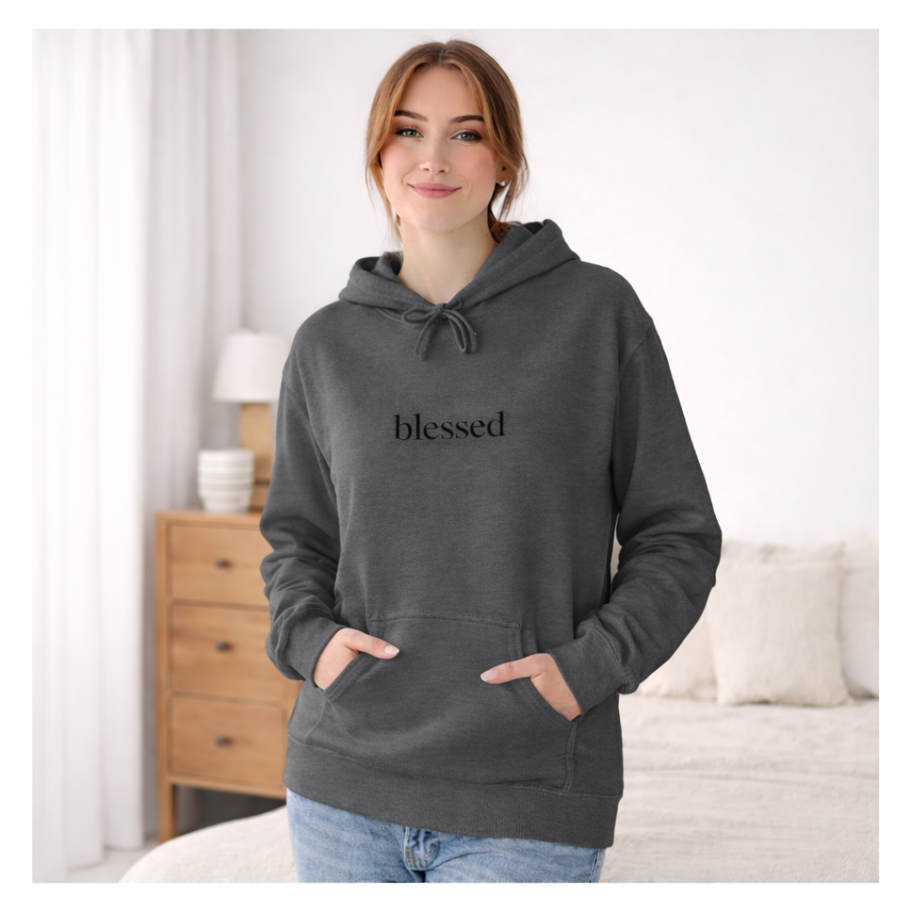 Blessed Hoodie — Angel Back