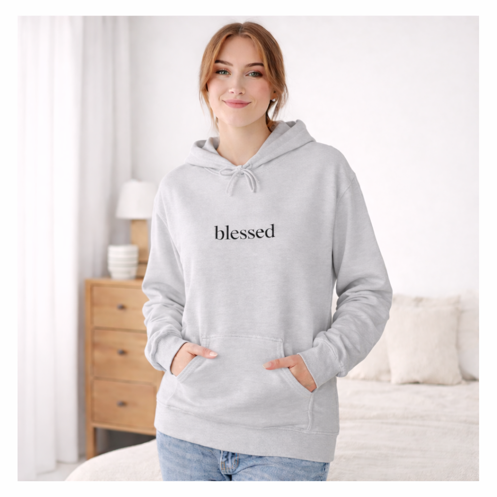 Blessed Hoodie — Angel Back