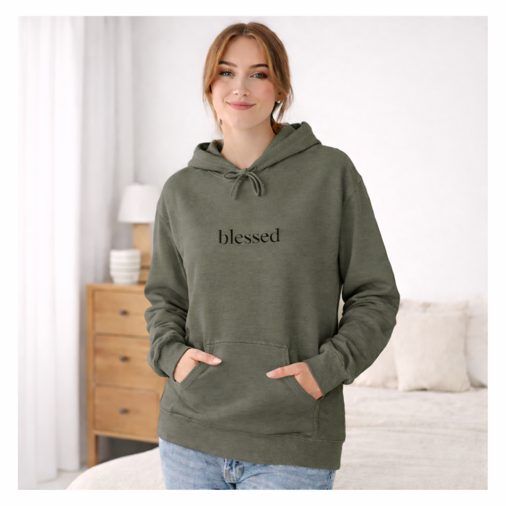 Blessed Hoodie — Angel Back