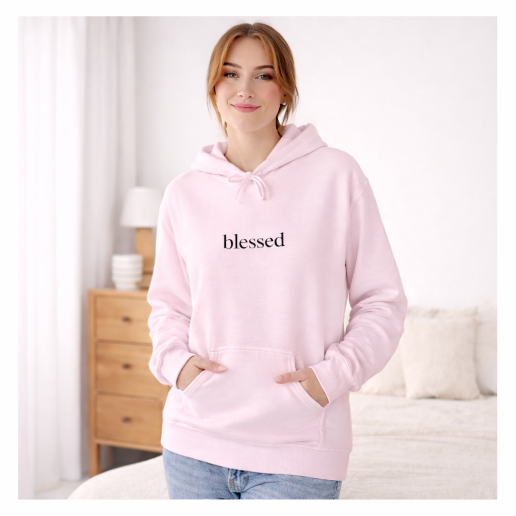 Blessed Hoodie — Angel Back