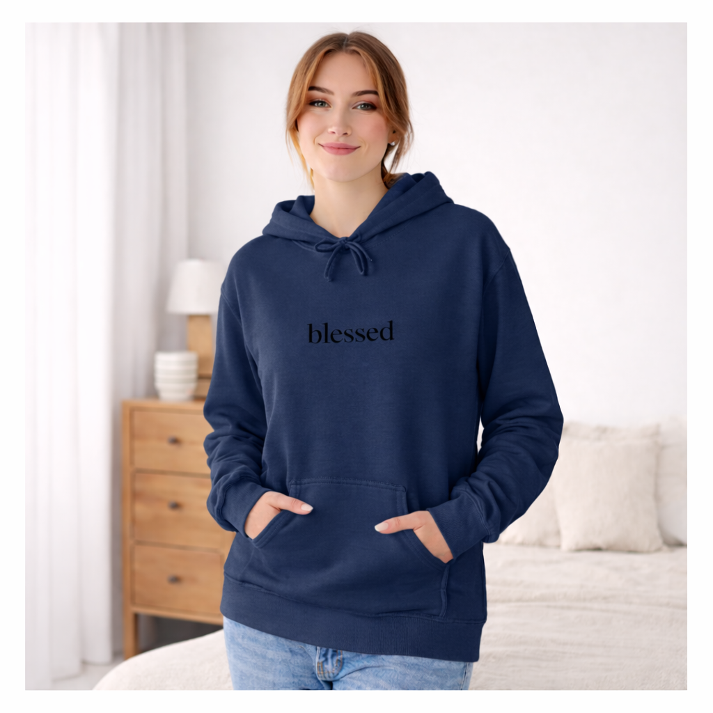 Blessed Hoodie — Angel Back