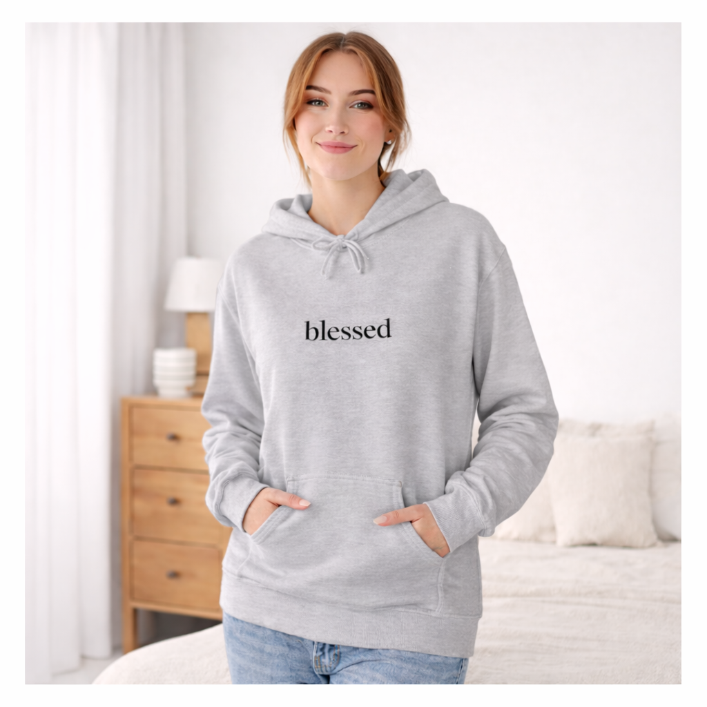 Blessed Hoodie — Angel Back